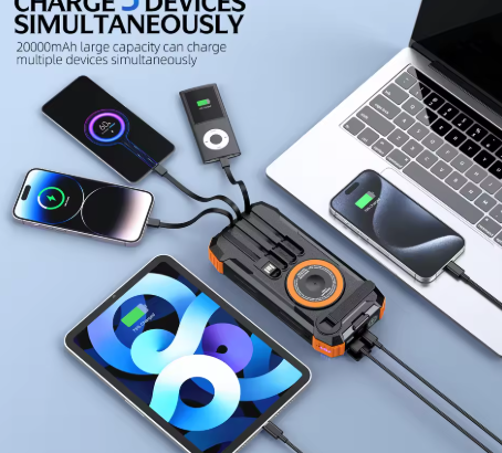 Portable Wireless Fast-Charging Power Bank