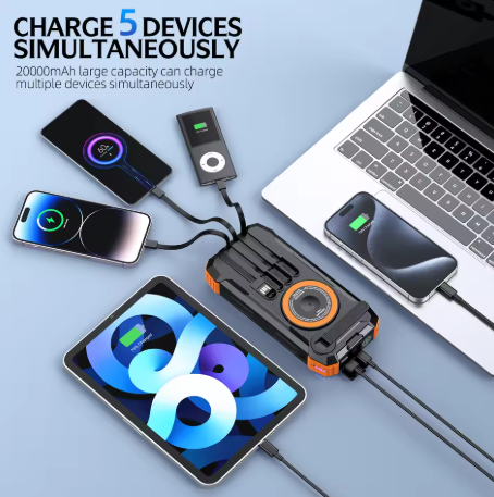 Portable Wireless Fast-Charging Power Bank